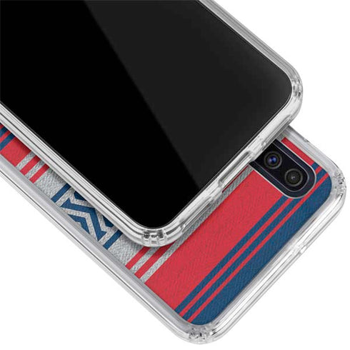 NFL New England Patriots Trailblazer Galaxy A50 Clear Case