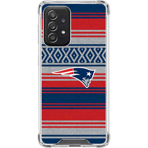 NFL New England Patriots Trailblazer Galaxy A52 5G Clear Case
