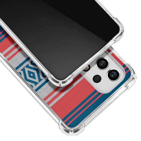 NFL New England Patriots Trailblazer Galaxy A53 5G Clear Case