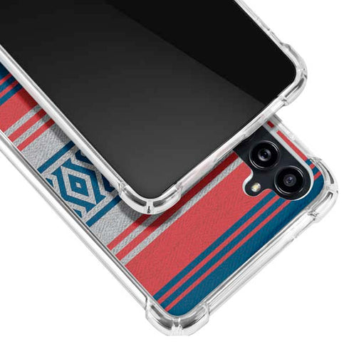 NFL New England Patriots Trailblazer Galaxy A54 5G Clear Case
