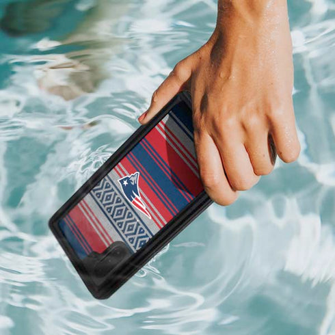 NFL New England Patriots Trailblazer Galaxy Note 10 Waterproof Case