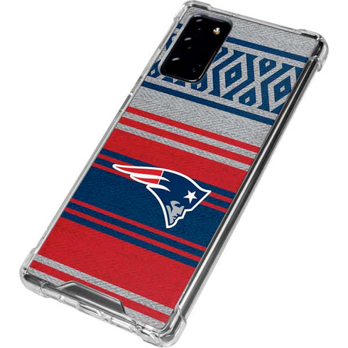 NFL New England Patriots Trailblazer Galaxy Note20 5G Clear Case
