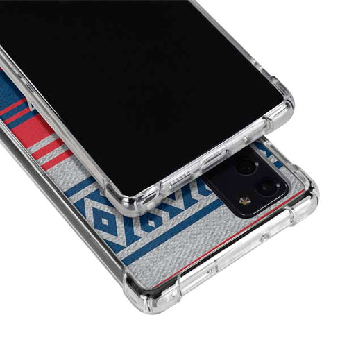 NFL New England Patriots Trailblazer Galaxy Note20 5G Clear Case