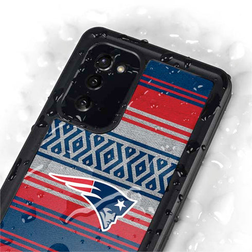 NFL New England Patriots Trailblazer Galaxy Note20 5G Waterproof Case