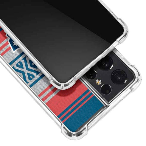 NFL New England Patriots Trailblazer Galaxy S21 Ultra 5G Clear Case