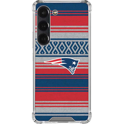 NFL New England Patriots Trailblazer Galaxy S23 Clear Case