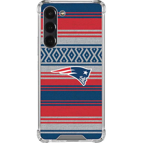 NFL New England Patriots Trailblazer Galaxy S23 Plus Clear Case