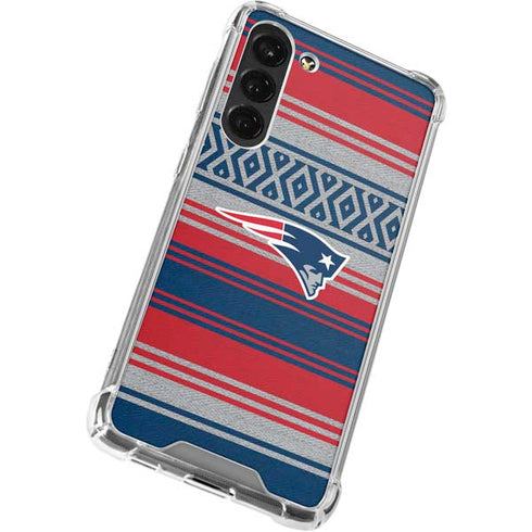 NFL New England Patriots Trailblazer Galaxy S23 Plus Clear Case