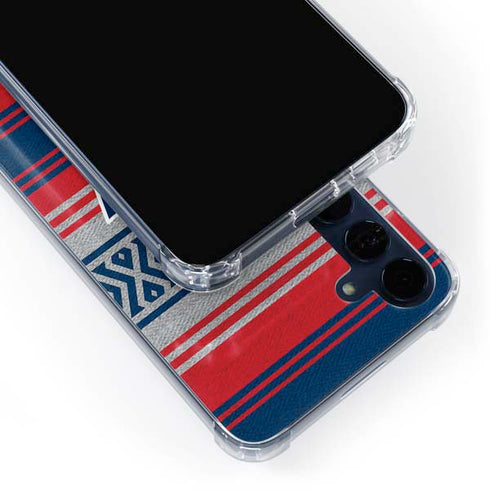 NFL New England Patriots Trailblazer Galaxy S24 Clear Case