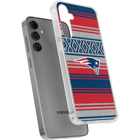NFL New England Patriots Trailblazer Galaxy S24 Plus Clear Case