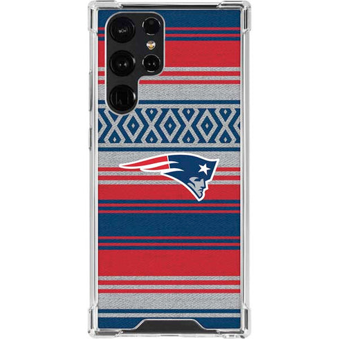 NFL New England Patriots Trailblazer Galaxy S24 Ultra Clear Case