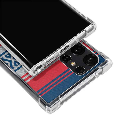 NFL New England Patriots Trailblazer Galaxy S24 Ultra Clear Case