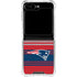 NFL New England Patriots Trailblazer Galaxy Z Flip5 5G Clear Case