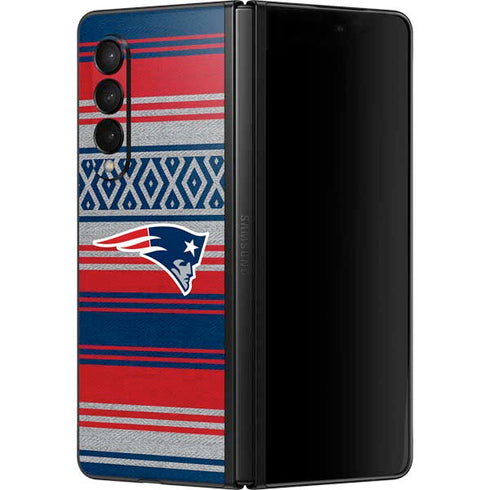 NFL New England Patriots Trailblazer Galaxy Z Fold3 5G Skin