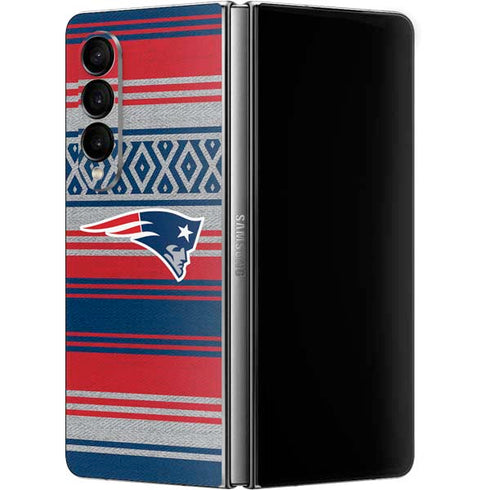 NFL New England Patriots Trailblazer Galaxy Z Fold4 5G Skin