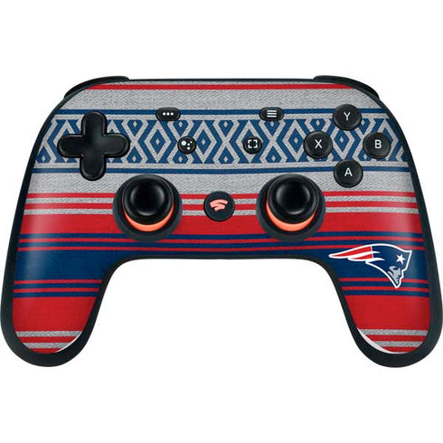 NFL New England Patriots Trailblazer Google Stadia Controller Skin