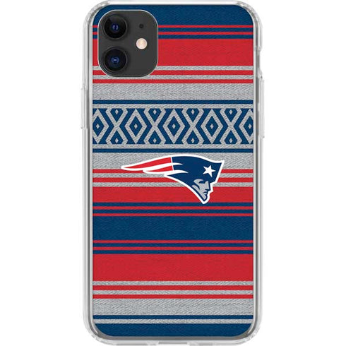NFL New England Patriots Trailblazer iPhone 11 Clear Case
