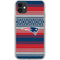 NFL New England Patriots Trailblazer iPhone 11 Clear Case