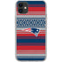 NFL New England Patriots Trailblazer iPhone 11 Clear Case
