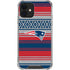 NFL New England Patriots Trailblazer iPhone 12 Clear Case