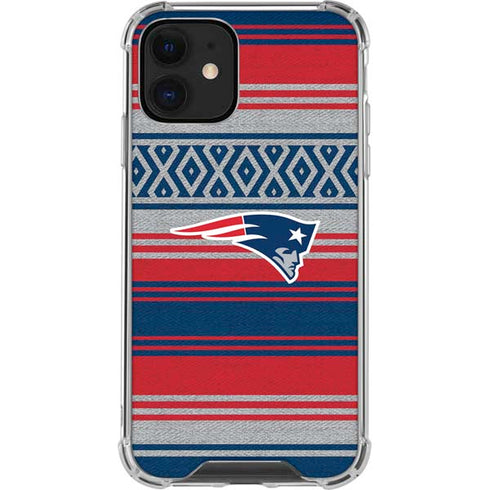 NFL New England Patriots Trailblazer iPhone 12 Mini Clear Case