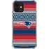 NFL New England Patriots Trailblazer iPhone 12 Mini Clear Case