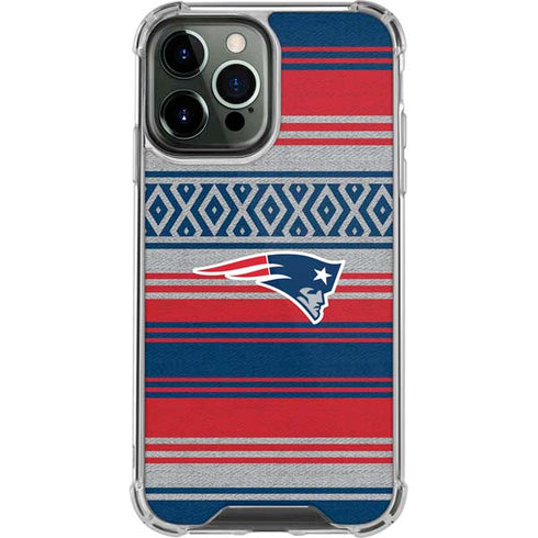 NFL New England Patriots Trailblazer iPhone 13 Pro Max Clear Case