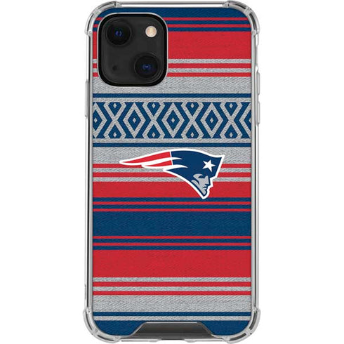 NFL New England Patriots Trailblazer iPhone 14 Clear Case