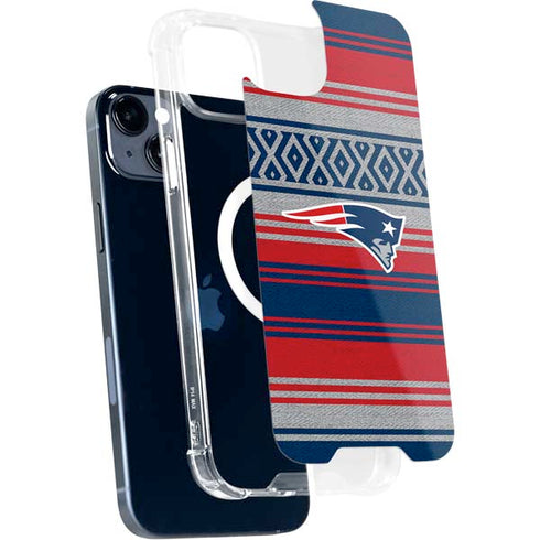 NFL New England Patriots Trailblazer iPhone 15 Plus MagSafe Case