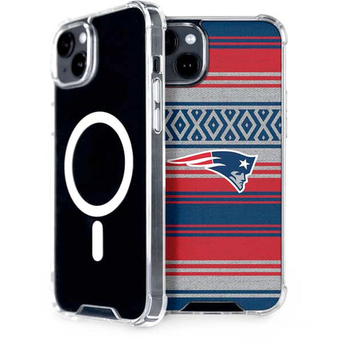 NFL New England Patriots Trailblazer iPhone 15 Plus MagSafe Case