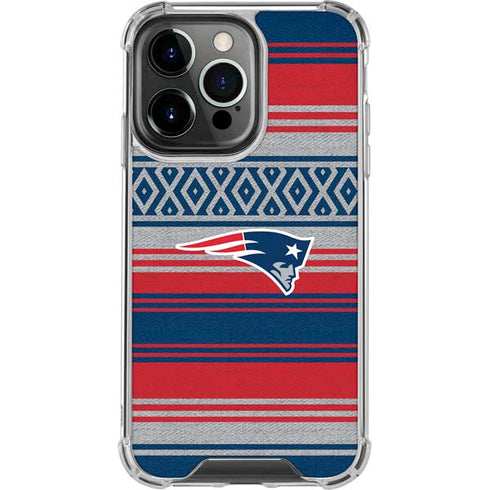 NFL New England Patriots Trailblazer iPhone 15 Pro Clear Case