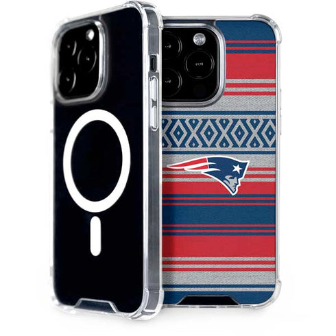NFL New England Patriots Trailblazer iPhone 15 Pro MagSafe Case