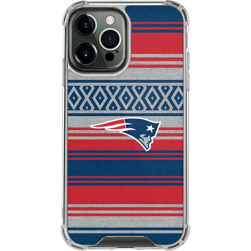 NFL New England Patriots Trailblazer iPhone 14 Pro Max Clear Case