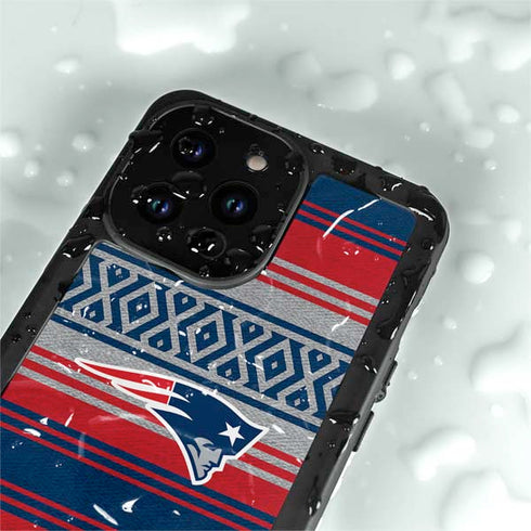 NFL New England Patriots Trailblazer iPhone 14 Pro Max Waterproof Case