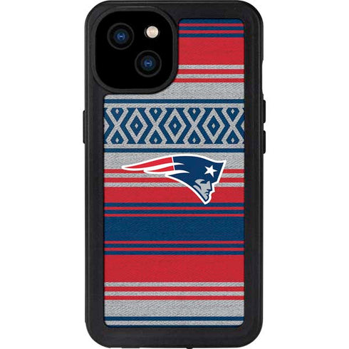 NFL New England Patriots Trailblazer iPhone 15 Plus Waterproof Case