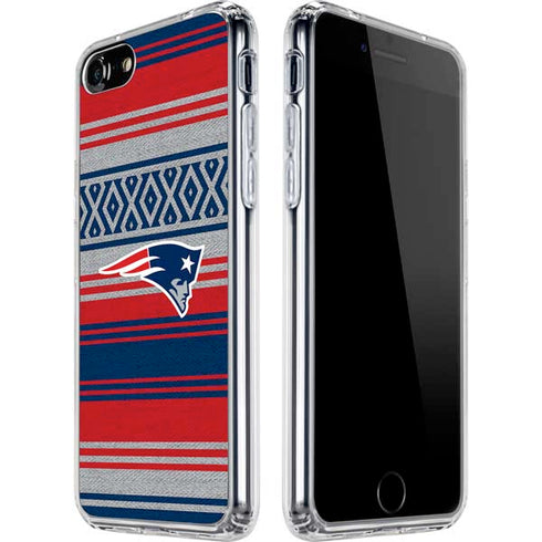 NFL New England Patriots Trailblazer iPhone SE (2nd & 3rd Gen) Clear Case