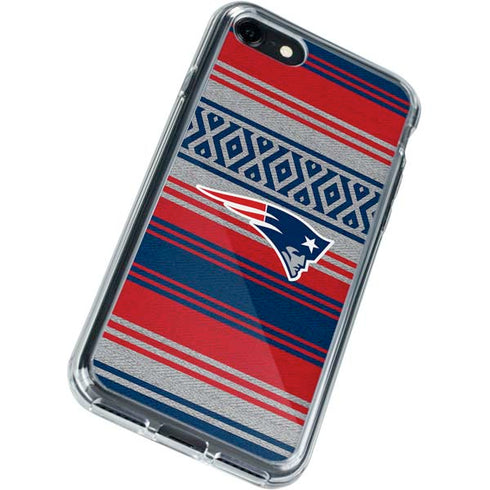 NFL New England Patriots Trailblazer iPhone SE (2nd & 3rd Gen) Clear Case