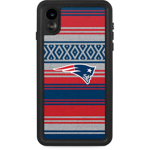NFL New England Patriots Trailblazer iPhone XR Waterproof Case