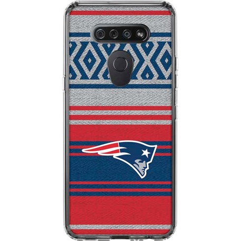 NFL New England Patriots Trailblazer LG K51/Q51 Clear Case
