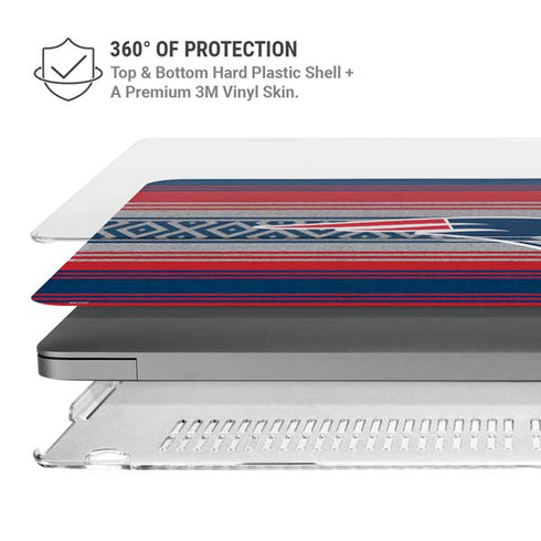 NFL New England Patriots Trailblazer MacBook Pro 16in (2021-25) Case plus Skin
