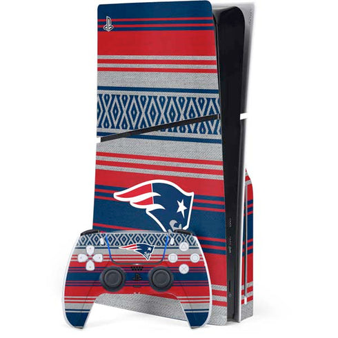 NFL New England Patriots Trailblazer PS5 Slim Disk Bundle Skin