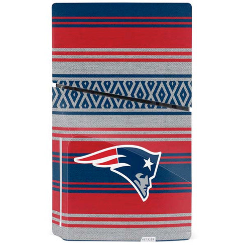 NFL New England Patriots Trailblazer PS5 Slim Disk Console Skin