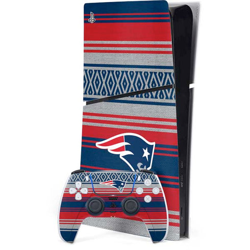NFL New England Patriots Trailblazer PS5 Slim Digital Edition Bundle Skin