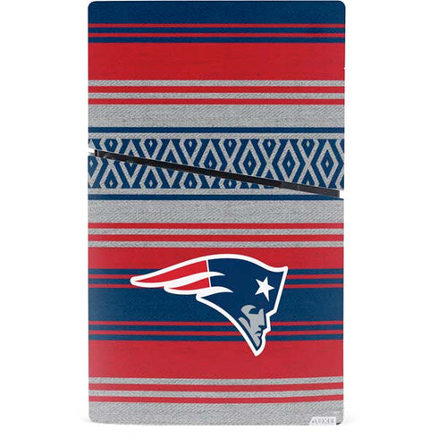 NFL New England Patriots Trailblazer PS5 Slim Digital Edition Console Skin