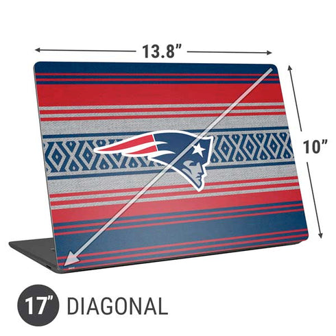 NFL New England Patriots Trailblazer Universal Laptop 17in (13.8 x 10in) Skin