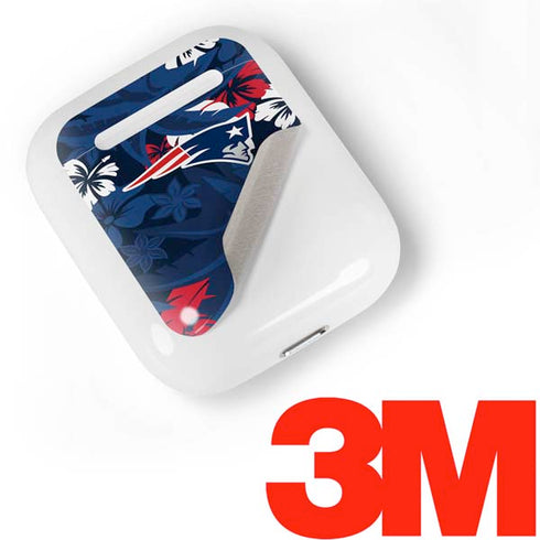 NFL New England Patriots Tropical Print Apple AirPods Skin