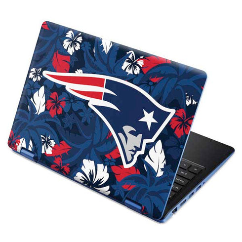 NFL New England Patriots Tropical Print Aspire R11 11.6in Skin