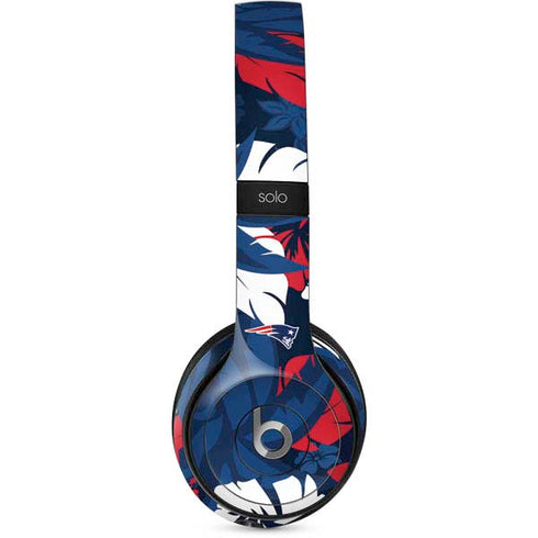 NFL New England Patriots Tropical Print Beats Solo 2 Wired Skin