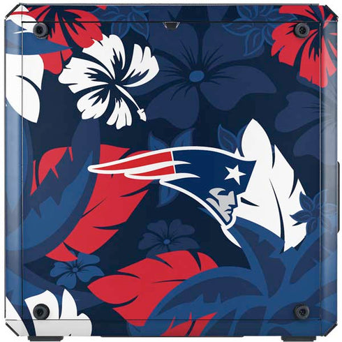 NFL New England Patriots Tropical Print Cooler Master MasterBox Q300L Mini Tower Skin