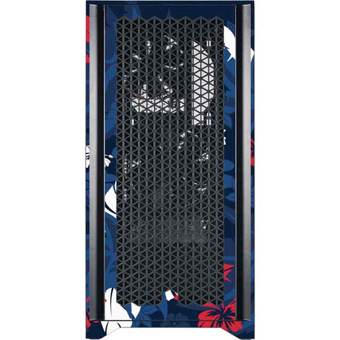 NFL New England Patriots Tropical Print Corsair 4000D Tempered Glass Mid-Tower ATX Case Skin